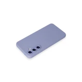 Samsung Galaxy S24 Kılıf Nano İçi Kadife Silikon - Lila thumbnail 3