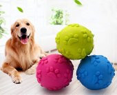 Köpek Isırma Topu Pati Desenli Büyük - 1