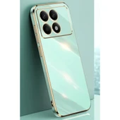 Xiaomi Poco X6 Pro Kılıf Volet Silikon - Açık Yeşil thumbnail 2