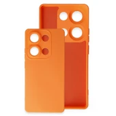 Xiaomi Redmi Note 13 4g Kılıf Nano İçi Kadife Silikon - Kırmızı thumbnail 2