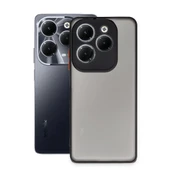 İnfinix Hot 40 Pro Kılıf Montreal Silikon Kapak - Siyah thumbnail 3