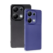 Xiaomi Redmi Note 13 Pro 4g Kılıf Auto Focus Karbon Kapak - Siyah thumbnail 3