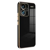 Xiaomi Redmi Note 13 Pro Plus Kılıf Volet Silikon - Siyah thumbnail 1