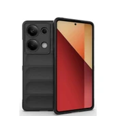 Xiaomi Redmi Note 13 Pro 4g Kılıf Optimum Silikon - Siyah thumbnail 1