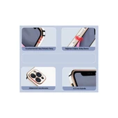 Samsung Galaxy A15 4g Kılıf Volet Silikon - Mavi thumbnail 3