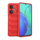 Vivo Y27 Kılıf Optimum Silikon - Kırmızı thumbnail 2