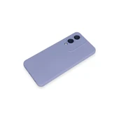 Vivo Y17s Kılıf Nano İçi Kadife Silikon - Lila thumbnail 4