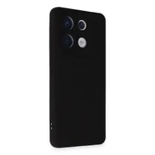 Xiaomi Redmi Note 13 Pro 5g Kılıf Nano İçi Kadife Silikon - Siyah thumbnail 2