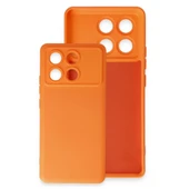 Xiaomi Poco X6 Pro Kılıf Nano İçi Kadife Silikon - Koyu Yeşil thumbnail 2