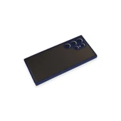 Samsung Galaxy S24 Ultra Kılıf Montreal Silikon Kapak - Lacivert thumbnail 4