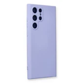 Samsung Galaxy S24 Ultra Kılıf Nano İçi Kadife Silikon - Lila thumbnail 2