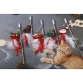 Yılbaşı Temalı Zilli Kedi Oyun Oltası thumbnail 1