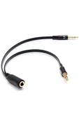 Kulaklık Mikrofon Ayırıcı Çevirici Switch Splitter 3.5mm thumbnail 1