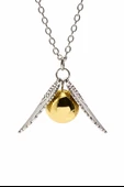 Snitch Golden Harry Potter Unisex Kadın Erkek Kolye thumbnail 2