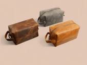 Hakiki Deri Organizer Çanta – Kişisel Bakım, Atölye, Hobi ve Seyahat Düzenleyici thumbnail 3