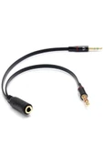 Kulaklık Mikrofon Ayırıcı Çevirici Switch Splitter 3.5mm thumbnail 1