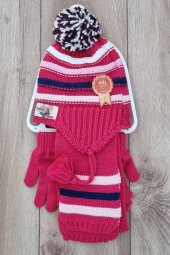 Kitti 4-8 Yaş Kız Çocuk 3 lü Takım Pembe 8943-1 - 1