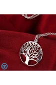 925 Ayar Gümüş Hayat Ağacı Figürlü Kolye Hediyelik thumbnail 4