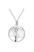 925 Ayar Gümüş Hayat Ağacı Figürlü Kolye Hediyelik thumbnail 1