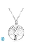 925 Ayar Gümüş Hayat Ağacı Figürlü Kolye Hediyelik thumbnail 2