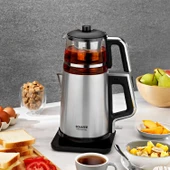 Schafer Teaform Plus Dijital Paslanmaz Çay Makinesi-Inox/Cam Demlik thumbnail 1
