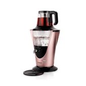 Schafer Tee Haus Yeni Nesil Elektrikli Cam Semaver-Rosegold thumbnail 2