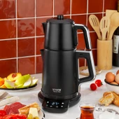 Schafer Teaform Plus Dijital Paslanmaz Çay Makinesi-Siyah thumbnail 1