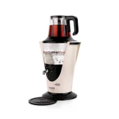 Schafer Tee Haus Yeni Nesil Elektrikli Cam Semaver-Krem thumbnail 2