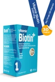 Biotin 5.000 Mcg Saç Tırnak Cilt Vitamini 30 Tablet SKT: 8/2026 thumbnail 2