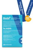 Biotin 5.000 Mcg Saç Tırnak Cilt Vitamini 30 Tablet SKT: 8/2026 thumbnail 3