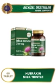 Nutraxin Milk Thistle 200 Mg 60 Tablet - Deve Dikeni Ekstresi thumbnail 1
