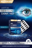 Nutraxin My Vision Eyes Vitamin 60 Soft Jel - Lutein, Zeaxanthin, Omega3, Çinko, Astaksantin, Beta Karoten thumbnail 2