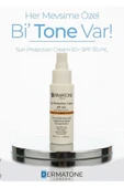 DERMATONE Uvb & Uva sun Protection Cream 50 Spf | Su Bazlı Yüksek Korumalı Güneş Kremi | Hyaluronic Acid thumbnail 1