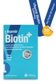 Biotin 5.000 Mcg Saç Tırnak Cilt Vitamini 30 Tablet SKT: 8/2026 thumbnail 1