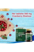 Nutraxin Cranberry - Turna Yemişi 500 Mg 60 Tablet thumbnail 5