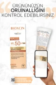 Bioxcin Sun Care Lekeye Eğilimli Ciltler Renkli Spf 50 Güneş Kremi 50 ml Tinted Arbutin, Kolajen, Hyaluronik thumbnail 8