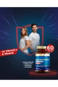 Nutraxin Multivitamin Mineral Immune Complex 60 Tbl - Magnezyum, C, D, Zinc, Demir, B12, Kolin, İyot thumbnail 3
