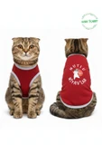 Gobo MUTLU MİYAV'LAR Yılbaşı Temalı Kedi ve Köpek Kıyafeti Elbisesi Noel Tasarımlı XSMALL/XS/Beden 0 thumbnail 1