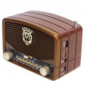 Ataşbey RT-307 Bluetooth, Usb/Sd/Fm/Aux Ahşap Nostalji Müzik Kutusu - 1