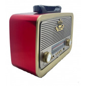 Everton RT-301 Bluetooth USB-SD-FM Nostaljik Radyo Müzik Kutusu Kırmızı - 1