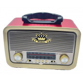 Everton RT-301 Bluetooth USB-SD-FM Nostaljik Radyo Müzik Kutusu Kırmızı - 2