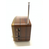 Ataşbey RT-307 Bluetooth, Usb/Sd/Fm/Aux Ahşap Nostalji Müzik Kutusu - 6