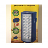 24 Led USB li Işıldak 80 saat usb şarj girişli - 2