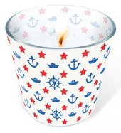 Navy White Cam Bardakta Mum - 1