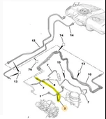 Peugeot Partner Mazot Pompa Hortumu (1995-2008) 1579Q4 1.9 thumbnail 1