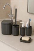 Modern  Banyo Seti – 5 Parça Şık ve Dayanıklı Banyo Aksesuar Seti thumbnail 3