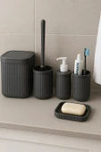 Modern  Banyo Seti – 5 Parça Şık ve Dayanıklı Banyo Aksesuar Seti thumbnail 2