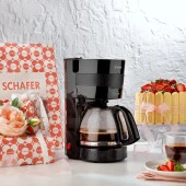 Schafer Robusta Filtre Kahve Makinesi-Siyah - 1
