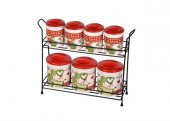 Seramikci Garden Standlı 7 li Baharat Seti - 1