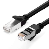 UGREEN CAT6 Saf Bakır Metal Konnektör Ethernet Kablosu, Siyah 1 Metre, 50191 thumbnail 1